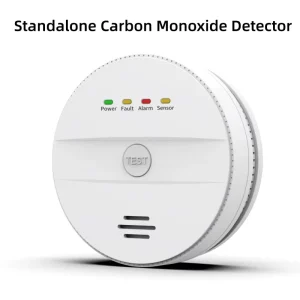 Factory Supply Honeycomb Coal Burning Toxic CO Gas Alarm AA Battery Operated Blue Smoke Carbon Monoxide Detector for Home