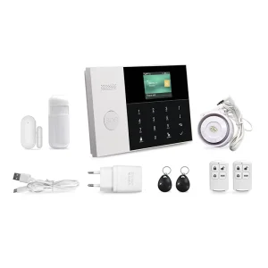 Factory Wireless Wifi Gsm Home Burglar Security Alarm System Support Tuya Ip Camera Wireless Alarm System