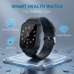 Fall Detection Elderly Tracking Smart Watch VFA109S GPS BP Heart Rate Monitor SOS Button 3G 4G Calling Alarm Senior Watch