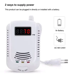 Fire Alarm Combustion LPG Gas Detectors CE Approved House Security Carbon Monoxide LPG Natural Gas Alarm Gas Detector