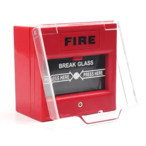 Fire Alarm Emergency Break Glass Manual Call Point With the Water-proof Cover
