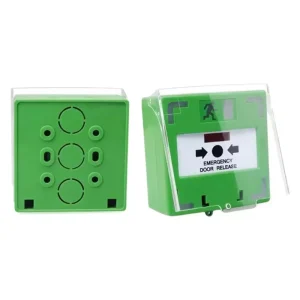 Fire Alarm Protection Equipment Home Door Emergency Escape Button With Double color Light