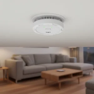 Fire Safety Smoke Alarm Photoelectric Interconnected 915mhz Fire Alarm for Multi-family Houses Detached House Hotel Rental House