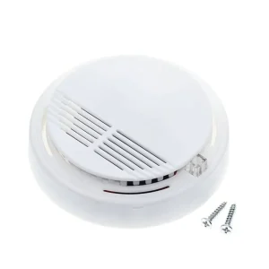 Fire Smoke Sensor Detector 85dB Photoelectric Monitor Home Security System for Family Guard Restaurant