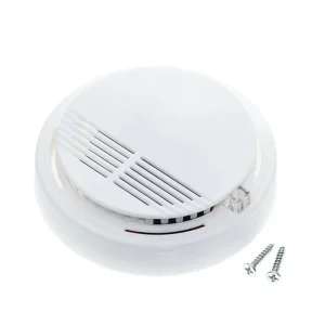 Fire Smoke Sensor Detector 85dB Photoelectric Monitor Home Security System for Family Guard Restaurant