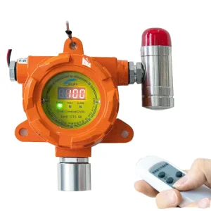 Fixed 4-in-1 Industrial Gas Detector with Sound and Light Alarm