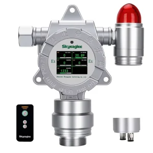 Fixed 5-in-1 Gas Monitor CH4 H2S CO O2 H2 VOC PID Sensor NO NO2 NH3 HF CO2 Analyzer