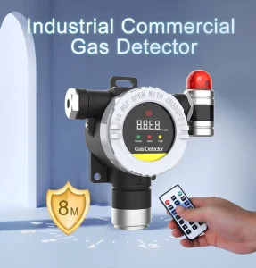 Fixed Acousto-Optic NH3 LPG CO Combustible Gas Alarm Leak Sensor for Oxygen Hydrogen Ozone Chlorine Methane