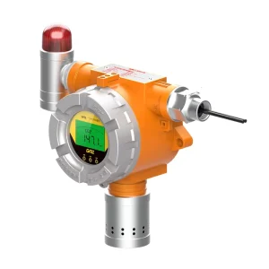 Fixed Ammonia Gas Leak Detector, 0-50 ppm, Sound and Light Alarm