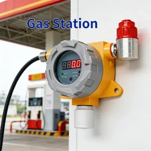 Fixed CH4 Combustible Gas Detector with Relay and LED Display