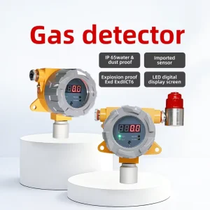 Fixed Explosion-Proof Combustible Gas Detector for Boiler Room, Heating Furnace, Natural Gas, LPG, Methane, and CO Leak Alarm