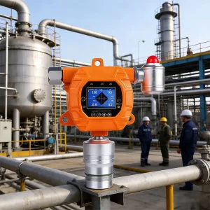 Fixed Gas Detection System Analyzer with Sound Alarm for Oxygen Carbon Dioxide Hydrogen Sulfide and Toxic Gas