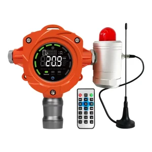 Fixed Gas Detector CE FCC ATEX Certified 4-20mA RS485 Sound Light Alarm Explosion-Proof for Toxic Gas Industrial Plant