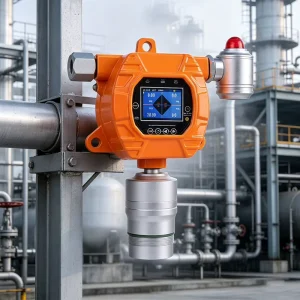 Fixed Gas Monitoring System Online Gas Detector with High-Accuracy Sensor for Toxic and Flammable Gas Safety Alerts
