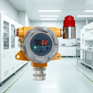 Fixed H2S Hydrogen Sulfide Gas Detector and Monitor with 4-20mA Output, RS485, IP65, and Leakage Alarm