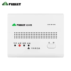 Fixed Household Combustible Gas Alarm for Pipeline and Liquefied Gas with Auto Shut-Off, Remote Mobile App Alert