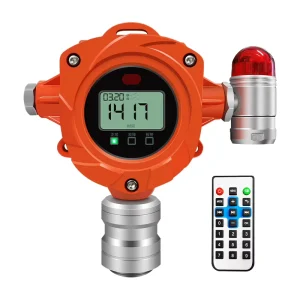 Fixed LPG Leak Detector Explosion-Proof Toxic Combustible Gas Detector 4-20mA RS485 with Sound Light Alarm for Industrial Safety