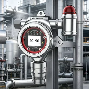 Fixed Online Gas Detector 6-in-1 for Toxic Combustible Gas Monitoring System