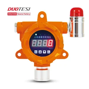 Flameproof IP66 Fixed Gas Detector, CE and ATEX Certified, Model DTS-A001, Sound and Light Alarm