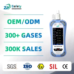 Flammable Toxic Confined Space Benzene C6H6 Combustible Portable Multi Gas Detector
