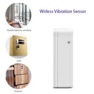 Focus MD 2018R Mini Light Weight Window Glass Vibration Sensor Shock Alarm Sensor 433mhz 868mhz for Window Drawer Safe Security