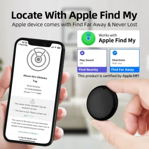 For for Anti Lost Locator Worldwide Tracking Replaceable Battery Sound Reminder for Elderly Children for FindMy