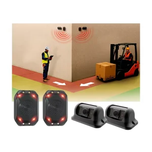 Forklift Alarm Box with Audible and Visual LED Warning Light for Anti-Collision Proximity Detection