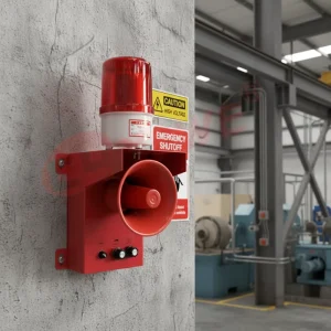 Forklift Blind Zone Collision Avoidance Warning Safety System Factory Corner Alert Radar Sensor with Audible Visual Alarm
