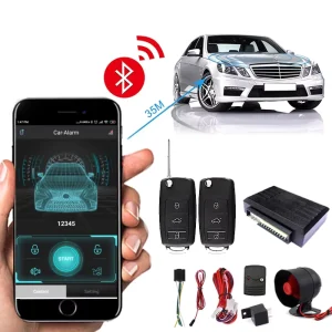Forte Car Alarm System with App Control Mobile Remote Good Talking Feature Keyless Entry One Way 12 Months Warranty
