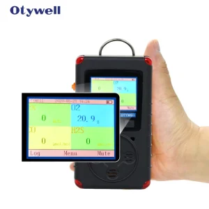 Four Gas Sensor Portable Detector Portable Gas Leak Monitor Tunnel Engineering Harsh Environment with Alarm System