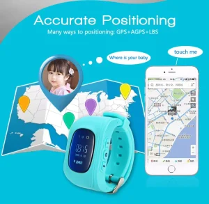 G300 GPS Safety Watch for Children with SIM Support Sleep Tracking IP67 Waterproof Compass and Calendar