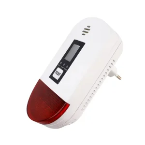 GD-709 220V AC Smart Gas Leak Detector with Electrochemical Sensor 85dB Alarm Tamper Alarm & Voice Warning
