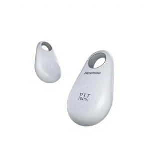 GPS Smart Tracker with Two-Way Alarm and Key Finder for Bags, Luggage, Pets, and Wallets