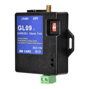 GSM Alarm System GL09 8 Channels Battery Powered Smart Alarm Unit Security Low Power Home Warehouse Power Failure