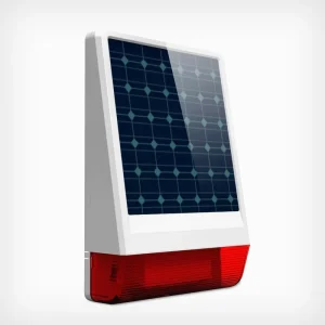 GSM Solar Alarm Siren 120dB Outdoor Strobe Flash Security Siren Loud Wireless Alarm for Home