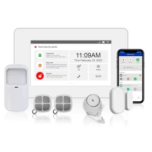 GSM WIFI GPRS House Burglar Alarm System with Safety Guard Mobile APP and PC Icloud Center Monitoring Software