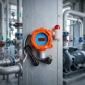 GTY-XH800 Gas Detector 180-250V with Sound and Light Alarm for Methane and Propane, Aluminum Alloy