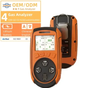 Gas Detector Multi functional Analyzer Gas Alarm System Carbon Monoxide Hydrogen Sulfide Oxygen Combustible Gas lpg Analyzer