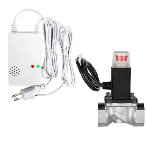 Gas Emergency Shut-Off Solenoid Valve with Home Gas Detector Alarm