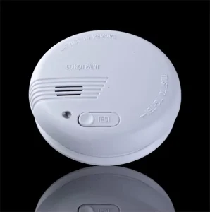 Good Quality Professional Battery powered Smoke Detector Fire Alarm with Test Button & Low Battery Signal