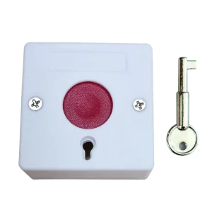 Grey ABS Plastic 5C 68 Home Security System 12V Emergency Panic Button Alarm System