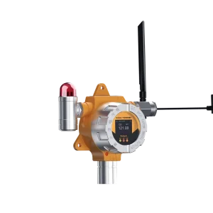 H2 Detector 0 1000ppm Fixed Gas Detector F1B Series Real time Data Monitoring 4G Output Gas Leak Detector