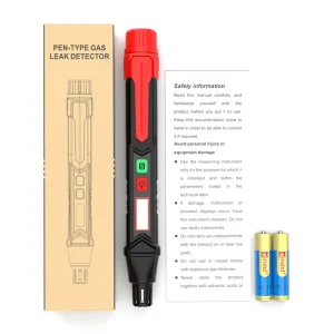 HABOTEST HT60 Handheld Natural Gas Leak Detector LCD Combustible Gas Liquefied Methane Gas Alarm ATEX EX Certified for Indoor