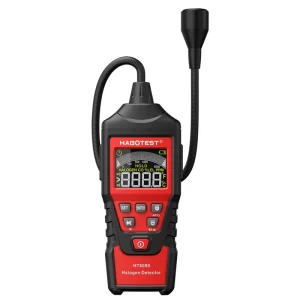 HABOTEST HT6000 Digital Halogen Gas Detector Refrigerant Leak Toxic Gas Sound Alarm Portable High Precision Anti interference