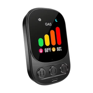 HD05 Combustible Gas Detector and Home Gas Leak Sensor with Temperature and Humidity Display