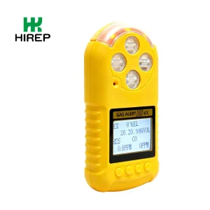 HIREP Factory Direct Sales Yellow 0 30%VOL Portable EX O2 Cl2 NO 4 in 1 High Accuracy ATEX CE FCC SIL Certified Vapor Gas