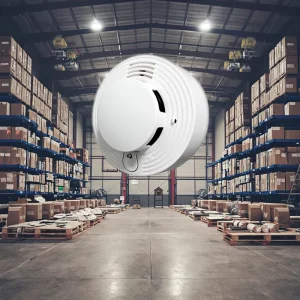 HSM-GM251 RS485 Commercial Factory Fire Alarm with Mobile Phone Alert, Plastic