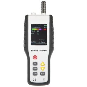 HT 9600 Handheld Particle Counter PM2.5 Detector Air Quality Monitor Dust Leak Detector