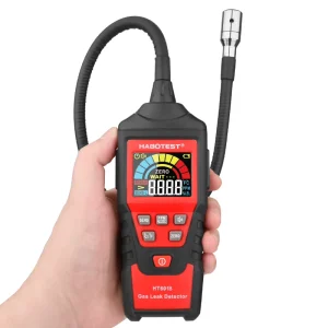 HT601B Handheld Combustible Natural Gas Leak Detector, 9999 PPM, with Home Alarm Indication