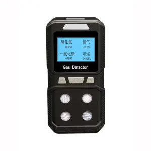HUDUN Four in one Gas Detector Toxic Harmful Industrial Handheld Portable Explosion Proof Combustible Gas Detection Alarm IP65